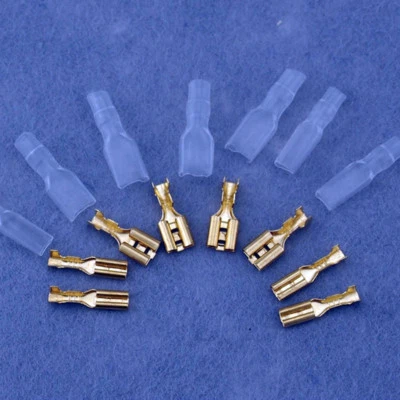 Female Spade Terminal  2.8mm 4.8mm 6.3mm Wire Crimp Connector Insulated - Image 1 of 4