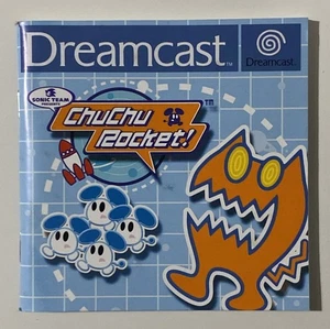 Chu Chu Rocket Dreamcast Manual ONLY Replacement Instruction Booklet - Picture 1 of 2