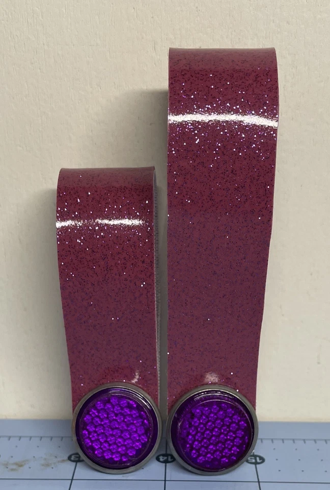 🔥 ПАРА велосипедных колес ручной работы ̼ СТУПИЧНЫЕ БЛЕСТЯЩИЕ с отражателями винтажного стиля - Изображение 1 из 3