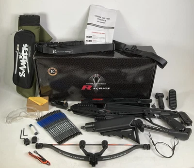 NEW EK Archery Research Cobra System Adder RX Crossbow 130 lbs With Arrows - Image 1 of 4