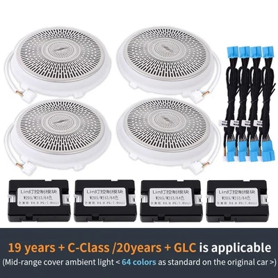 W205 X253 Speaker Tweeter For Mercedes Benz C Class 64 Colors Led-Ambient Light - Image 1 of 4