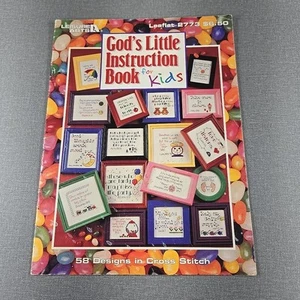 Leisure Arts Leaflet # 2773 God's Little Instruction Book for Kids Cross Stitch - Picture 1 of 7