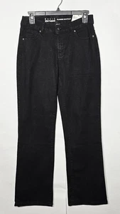 ***Womens Basic Editions Black "Classic Bootcut" (Short) Denim Jeans*** - Picture 1 of 4