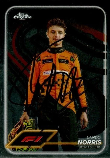 Sport Trading Card - Chrome Attax F1- # 151- Lando Norris -mit Autogramm - 2023 - Bild 1 von 1