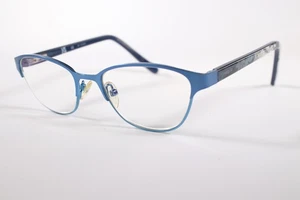 Jai Kudo Eyeglasses JK P04 Womens Blue Full Rim Metal Eyewear Glasses Frames - Picture 1 of 4