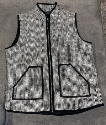 Chaleco acolchado Merokeety para mujer espiga cremallera completa talla grande Foto 1 de 4