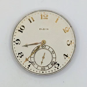 1908 Elgin Watch Movement-For Repair Or Restoration - Picture 1 of 3