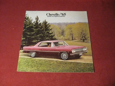 Chevy Chevelle 1965 folleto de ventas folleto catálogo antiguo original Foto 1 de 4
