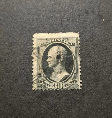 1879 30c Alexander Hamilton Stamp, #190, Used. - Image 1 of 2
