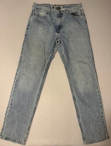 Harley Davison Men’s Straight Leg Boot Cut Light Wash Jeans Size 34x34 - Picture 1 of 5