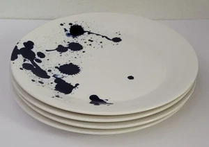 Platos de cena Rorschach Ink Dots Royal Doulton Pacific Splash 11" modernista - Imagen 1 de 7