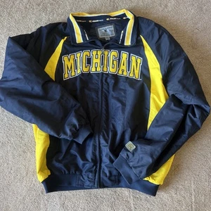 Vintage Colosseum Athletics Michigan UofM Bomber Jacket 2XL Football XXL College - Picture 1 of 15