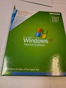 Microsoft Windows XP Home Edition SP2 CD Operating System Software - Picture 1 of 5