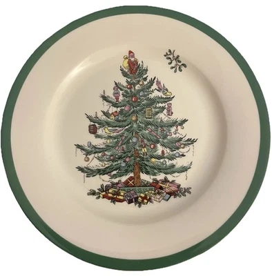Set of 2 NWT New With Tag SPODE Christmas Tree 8" Salad Plate - Image 1 of 4