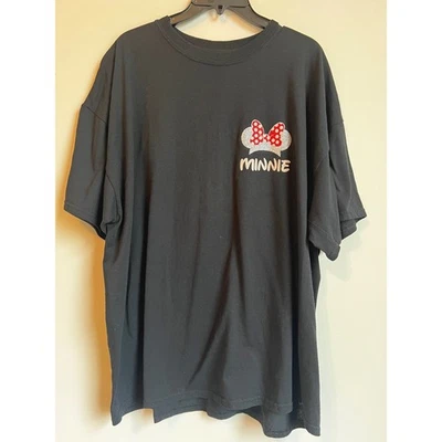 Disney Custom Minnie Mouse Girl's Trip Graphic Tee Gildan DryBlend 2XL Glittery - Image 1 of 4