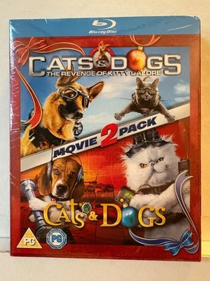 Cats & Dogs 1&2 Blu-Ray Movie 2 Pack & Special Features 2001/10 New Sealed 682G - Image 1 of 3