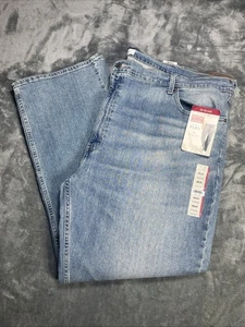 Levis Jeans Mens 50 x 32 Stauss Signature S61 Relaxed Fit Denim Baggy Loose NEW - Picture 1 of 6