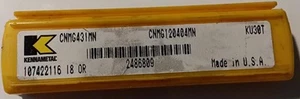 KENNAMETAL Inserts 5-pack - KU30T - CNMG431MN - CNMG120404MN - USA (B5) - Picture 1 of 4