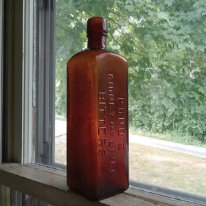 TEICHNIERE & LEBERBITTER EINE UNÜBERTROFFENE ABFÜHRMITTEL 1915 DUMP GEGRABENE FLASCHE - Bild 1 von 10