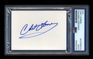 CHET LEMON SIGNED MINT CUT PSA/DNA AUTOGRAPHED DETROIT TIGERS 1984 WSC ALL STAR - Picture 1 of 1