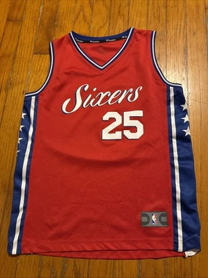 Philadelphia 76ers Jersey Nike NBA Sixers Red Swingman Ben Simmons Youth Large - Imagem 1 de 4