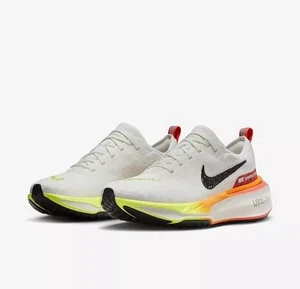 Nike ZoomX Invincible Run Flyknit 3 Mens Sz 10.5 White Black Crimson HF4915-100 - Picture 1 of 6