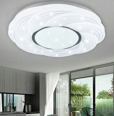 LED Ceiling Lamp Panel Ceiling Light Living Bedroom Kitchen Bathroom Hallway Lamp IP44 - Image 1 of 4