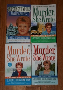 Lot 4 book Murder She Wrote Brandy Margaritas & Murder Question of Gin & Daggers - Picture 1 of 2