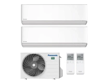 PANASONIC ETHEREA Multi Split 2 x 2,0kW Klimaanlage Wärmepumpe Klimagerät R32 - Bild 1 von 4