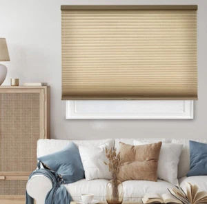 Morning Croissant Cordless Light Filtering Privacy Cellular Shades 31in. x 64in. - Picture 1 of 10