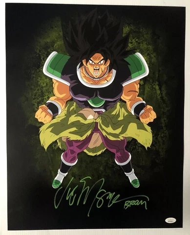 Vic Mignogna Signed Autographed 16x20 Photo Dragon Ball Z Super Broly JSA COA Cover