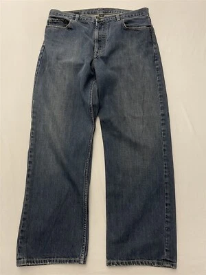 VTG Banana Republic 35 x 30 Classic Dark Wash Denim ZIp Fly Jeans - Image 1 of 4