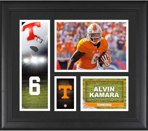 Alvin Kamara Volunteers Framed 15x17 Player Collage - Fanatics Cover
