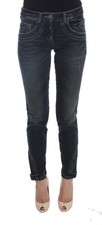 Ermanno Scervino Women Blue Jeans Cotton Slim Skinny Casual Denim Pants Sz IT 40