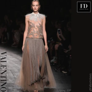 Valentino verziertes Abendkleid Frühling/Sommer 2016 Größe 40IT - Bild 1 von 2