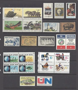 U.S. 1970 Commemorative Year Set 24 MNH Stamps - Picture 1 of 1