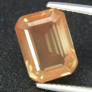 Piedra preciosa suelta Andasina natural deslumbrante sin calefacción 12x9 mm corte esmeralda de 4,35 quilates - Imagen 1 de 5
