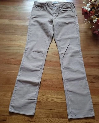 Pantalones Madewell para mujer talla 29x34 (33x34) riel tostado pierna recta pana informales Foto 1 de 4