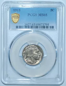 1915 P PCGS MS65 Buffalo Nickel - Picture 1 of 2