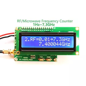 1pc HF RF frequency meter 2.4G 3G 5.8G 6G 7G 1Hz~7.3GHz - Picture 1 of 4