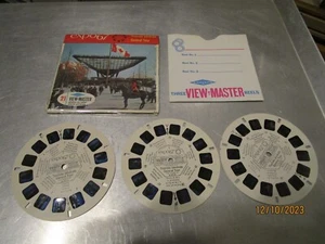 EXPO 67 GENERAL TOUR View-Master pkt A071, 1967 Montreal b334 - Imagen 1 de 5