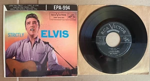 Elvis Presley Strictly Elvis 1957 CANADA RCA Vinyl EP Picture Cover GREY EPA 994 - Picture 1 of 2