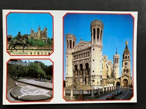 France Lyon Fourvière Roman Odeon Louuis XIV statue Rhône Lyons Postcard Unused - Picture 1 of 1