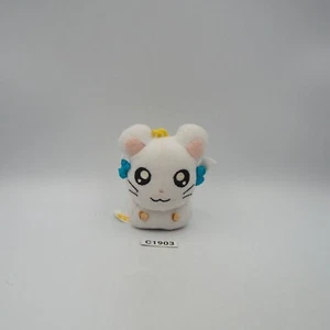 Hamtaro Bijou C1903 Hámster Peluche Dedo Marioneta 3" Correa Mascota Juguete Muñeca Japón - Imagen 1 de 6