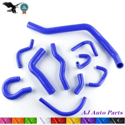 Manguera de silicona azul Fit Honda Civic/CRX EE EF/CR-X Base/DX/HF/Si 1988-1991 Foto 1 de 4