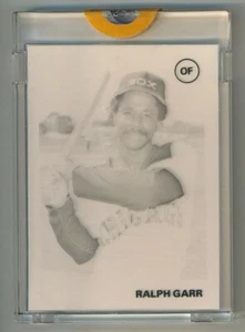 1978 Topps Ralph Garr #628 4-Color Film Positive Proof White Sox - Picture 1 of 3