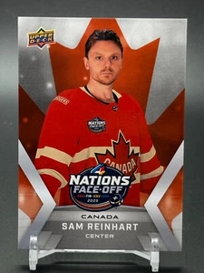 2025 Upper Deck 4 Nations Flag Parallel #2 SAM REINHART /299 - Bild 1 von 2