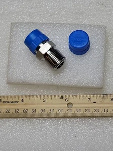 Superlok Hex Nipple Union 1/2" Mnpt x 1/2" Mnpt Stainless Steel Ss316 NOS 1 Qty - Picture 1 of 3