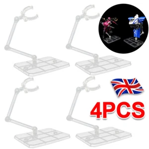 4pcs Action Figure Base Display Stands Figure Holder Display for 6in Figu Sg - Picture 1 of 14
