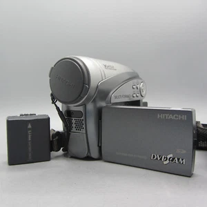 Hitachi DVDCAM DZ-MV5000E Handheld Mini DVD Camcorder Silver Tested - Picture 1 of 10